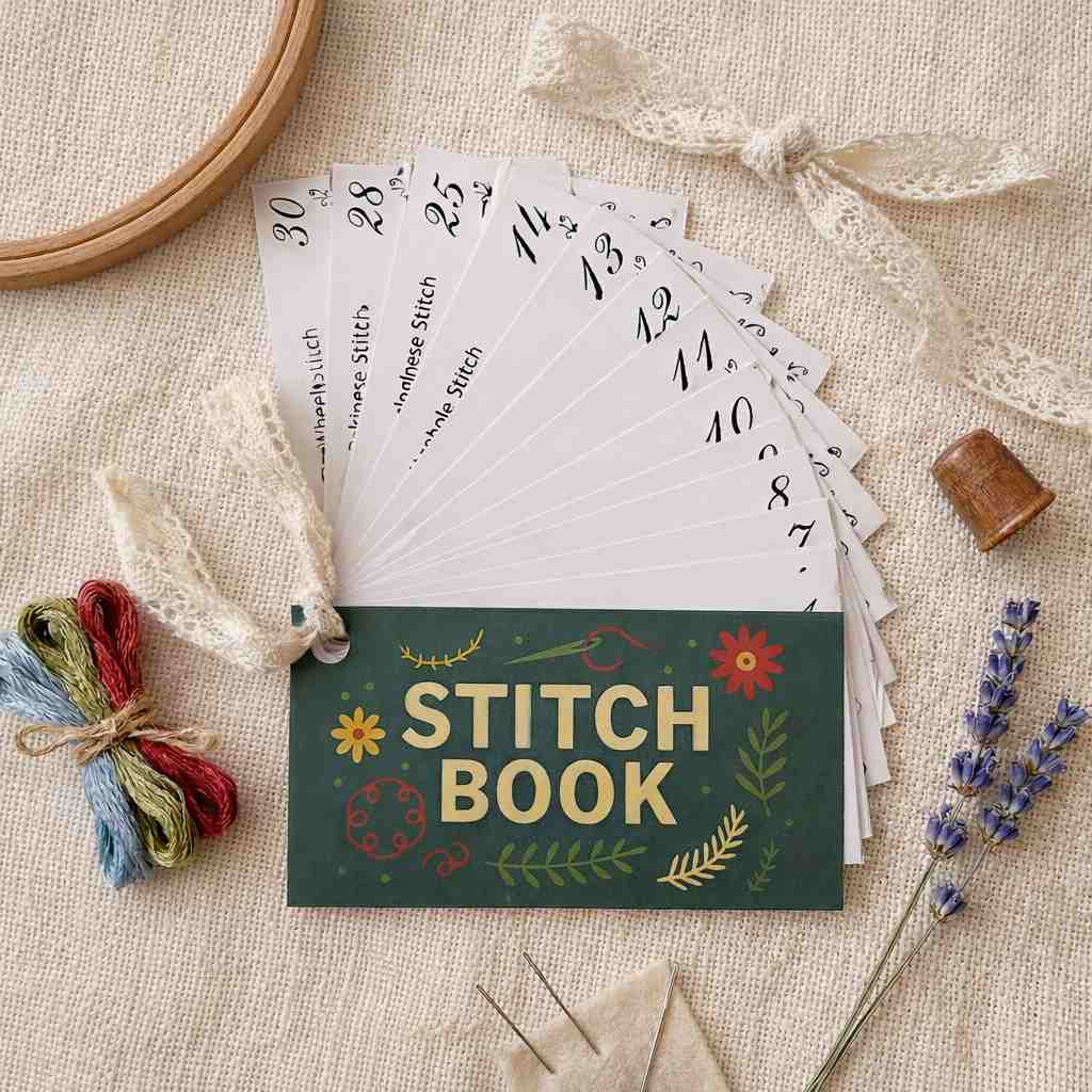 CraftHoop Stitch Book & Practice Set (15 or 30 Stitches)