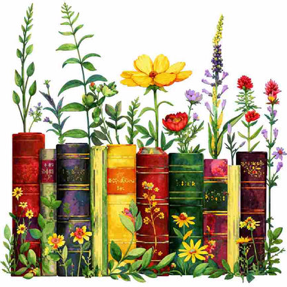 CraftHoop Wildflower Books Cross Stitch Kit