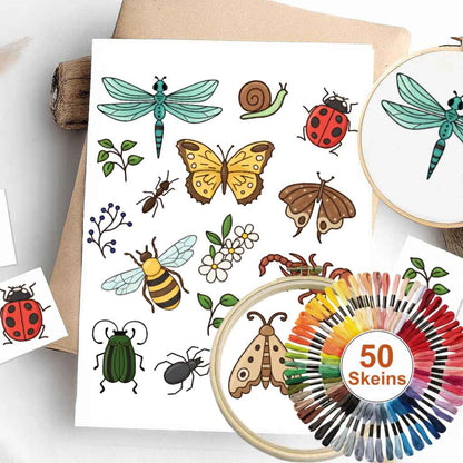 Colorful Stick & Stitch Patterns – Water-Soluble Transfers