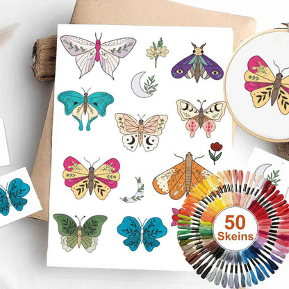 Colorful Stick & Stitch Patterns – Water-Soluble Transfers