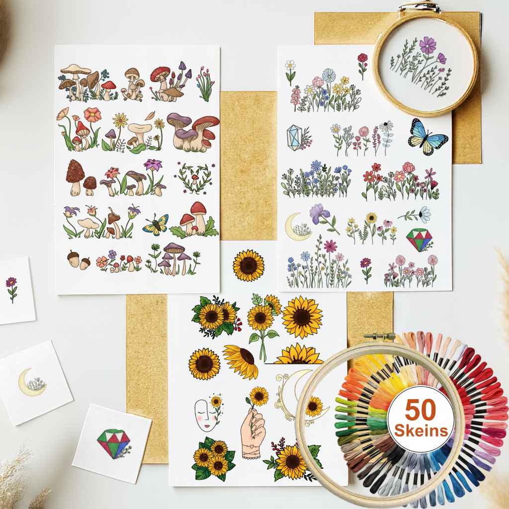 Stick & Stitch Patterns – Water-Soluble Transfers