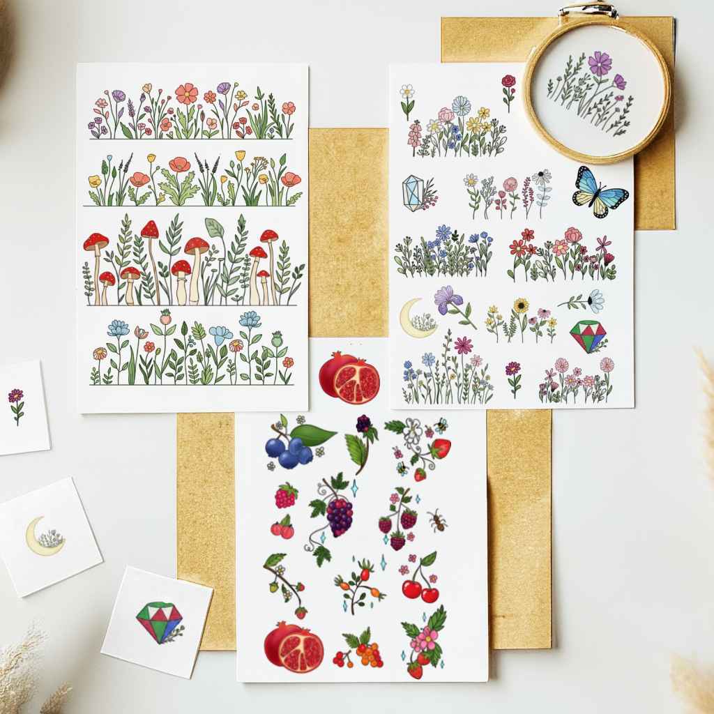 Stick & Stitch Patterns – Water-Soluble Transfers