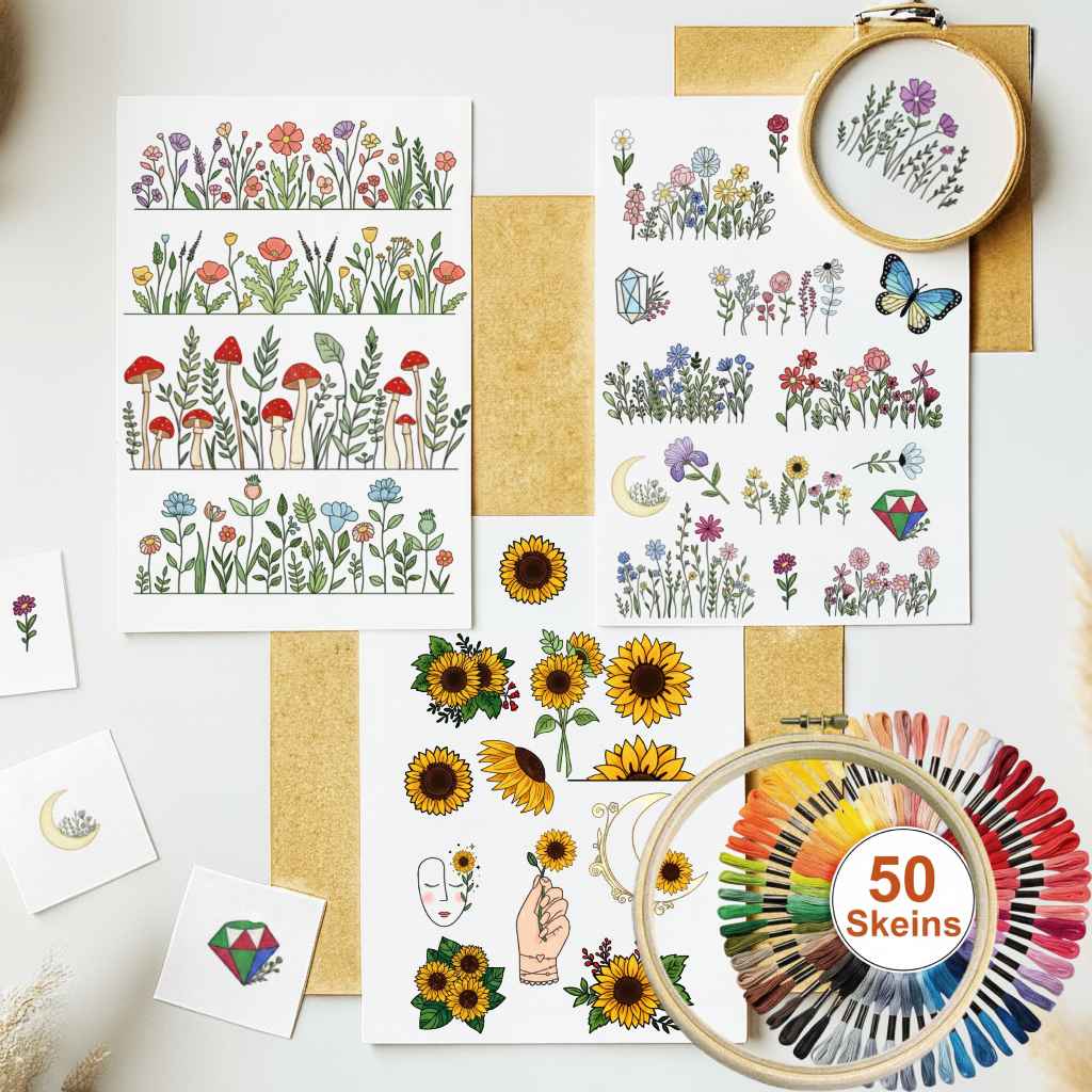 Stick & Stitch Patterns – Water-Soluble Transfers