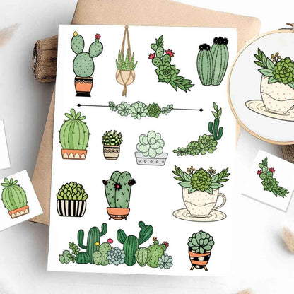 Colorful Stick & Stitch Patterns – Water-Soluble Transfers