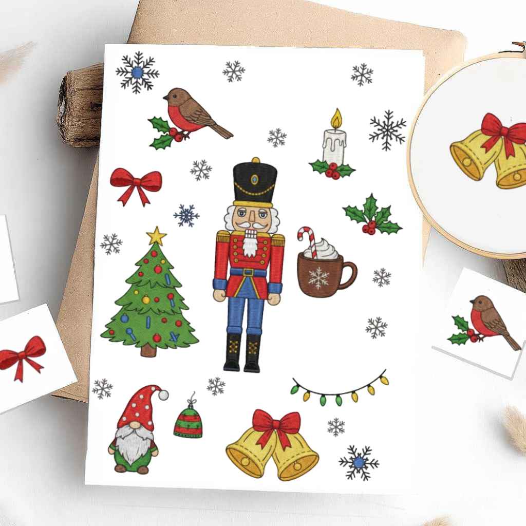 Colorful Stick & Stitch Patterns – Water-Soluble Transfers