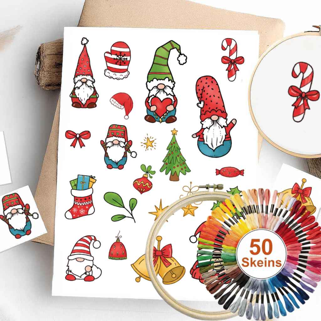 Colorful Stick & Stitch Patterns – Water-Soluble Transfers