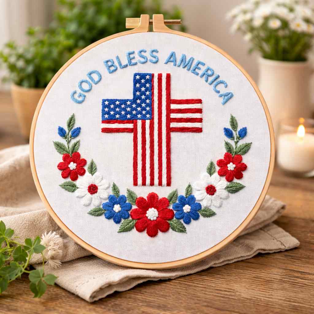 CraftHoop Independence Collection – 4th of July Embroidery Kits