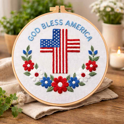 CraftHoop Independence Collection – 4th of July Embroidery Kits