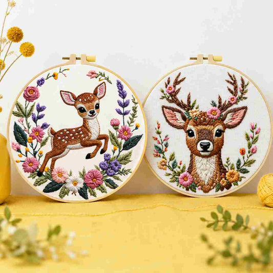 CraftHoop Deer Harmony Embroidery Kit