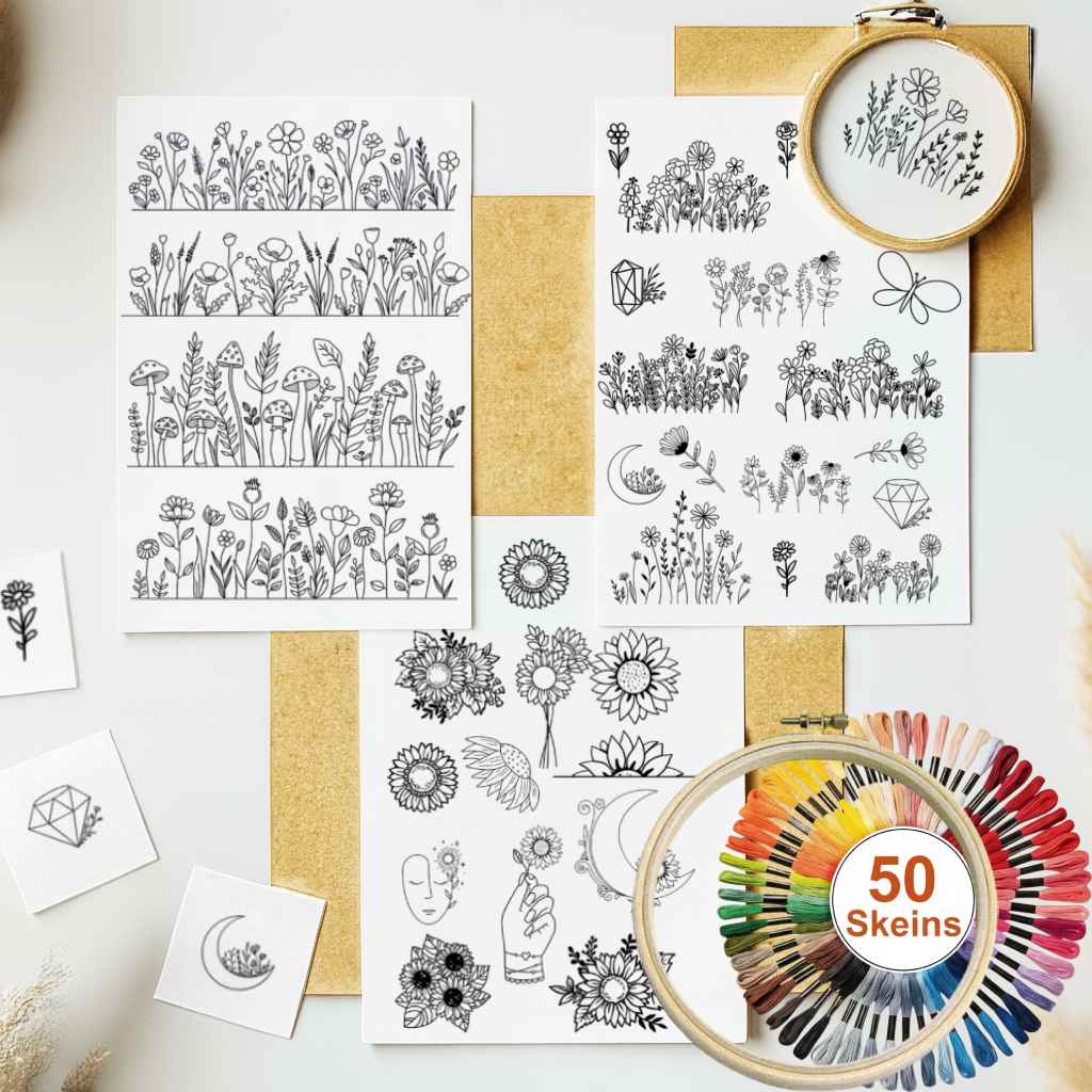 Stick & Stitch Patterns – Water-Soluble Transfers