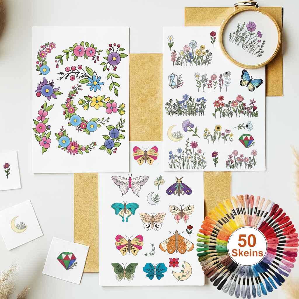 Stick & Stitch Patterns – Water-Soluble Transfers