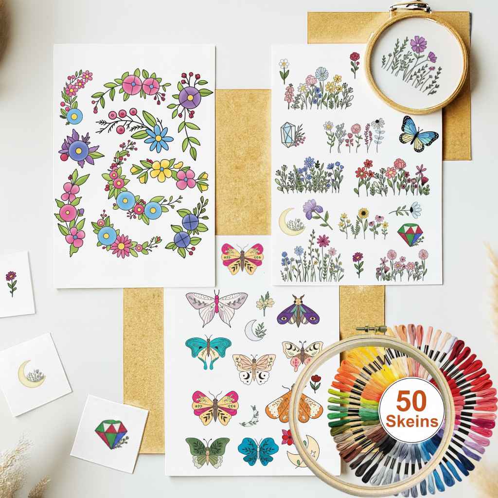 Stick & Stitch Patterns – Water-Soluble Transfers