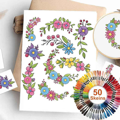 Colorful Stick & Stitch Patterns – Water-Soluble Transfers