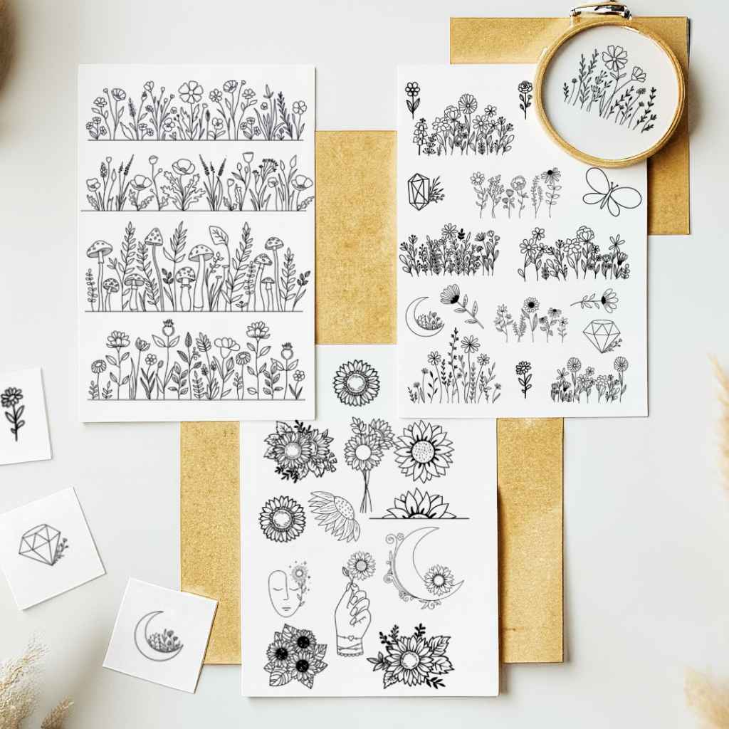 Stick & Stitch Patterns – Water-Soluble Transfers