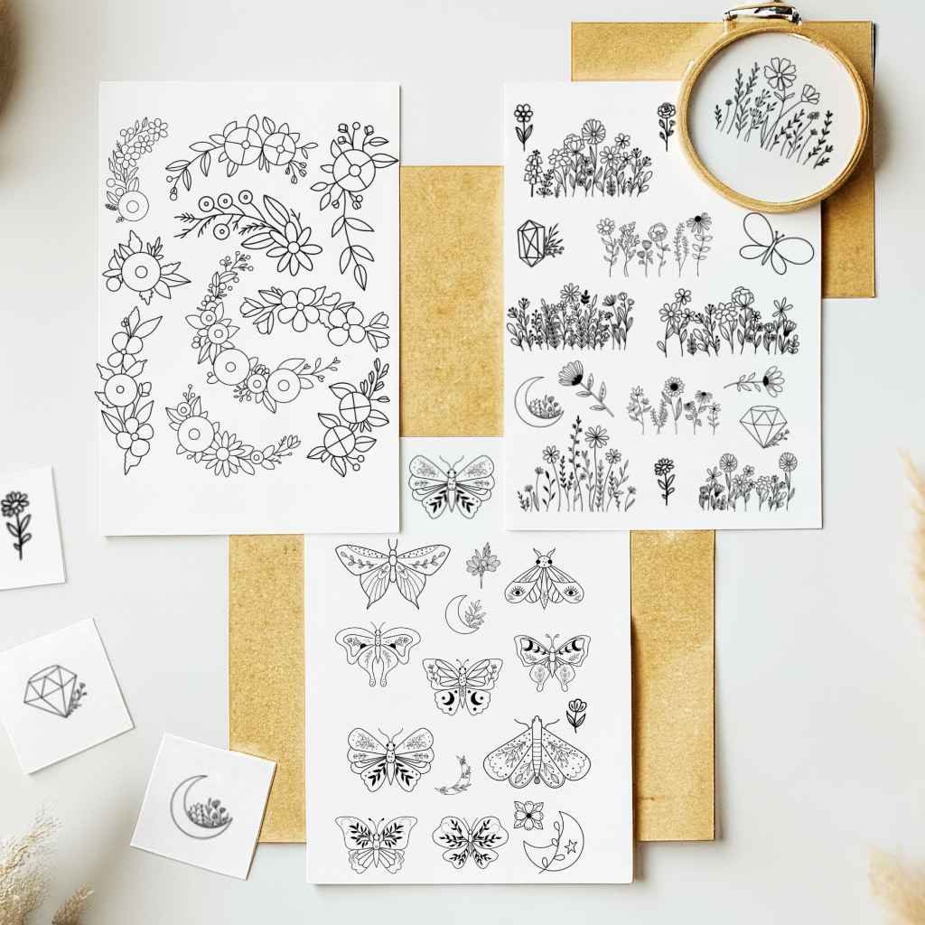 Stick & Stitch Patterns – Water-Soluble Transfers