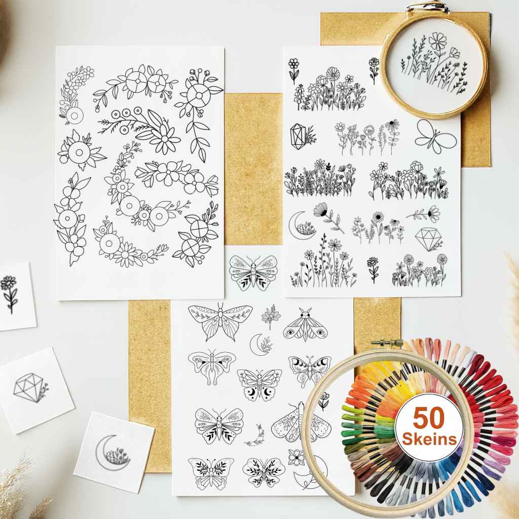 Stick & Stitch Patterns – Water-Soluble Transfers