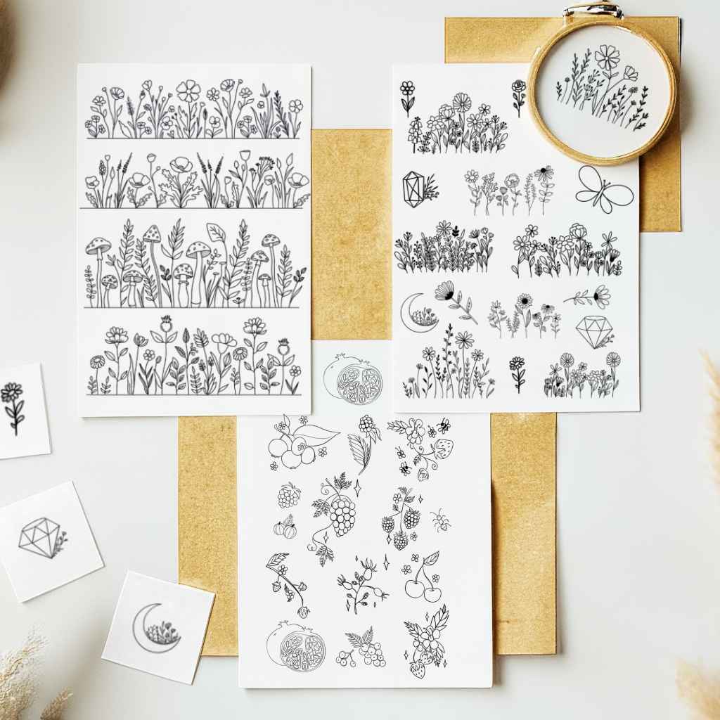 Stick & Stitch Patterns – Water-Soluble Transfers