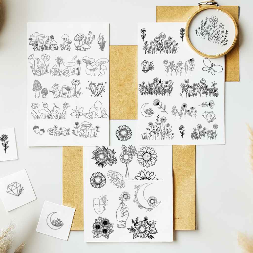 Stick & Stitch Patterns – Water-Soluble Transfers