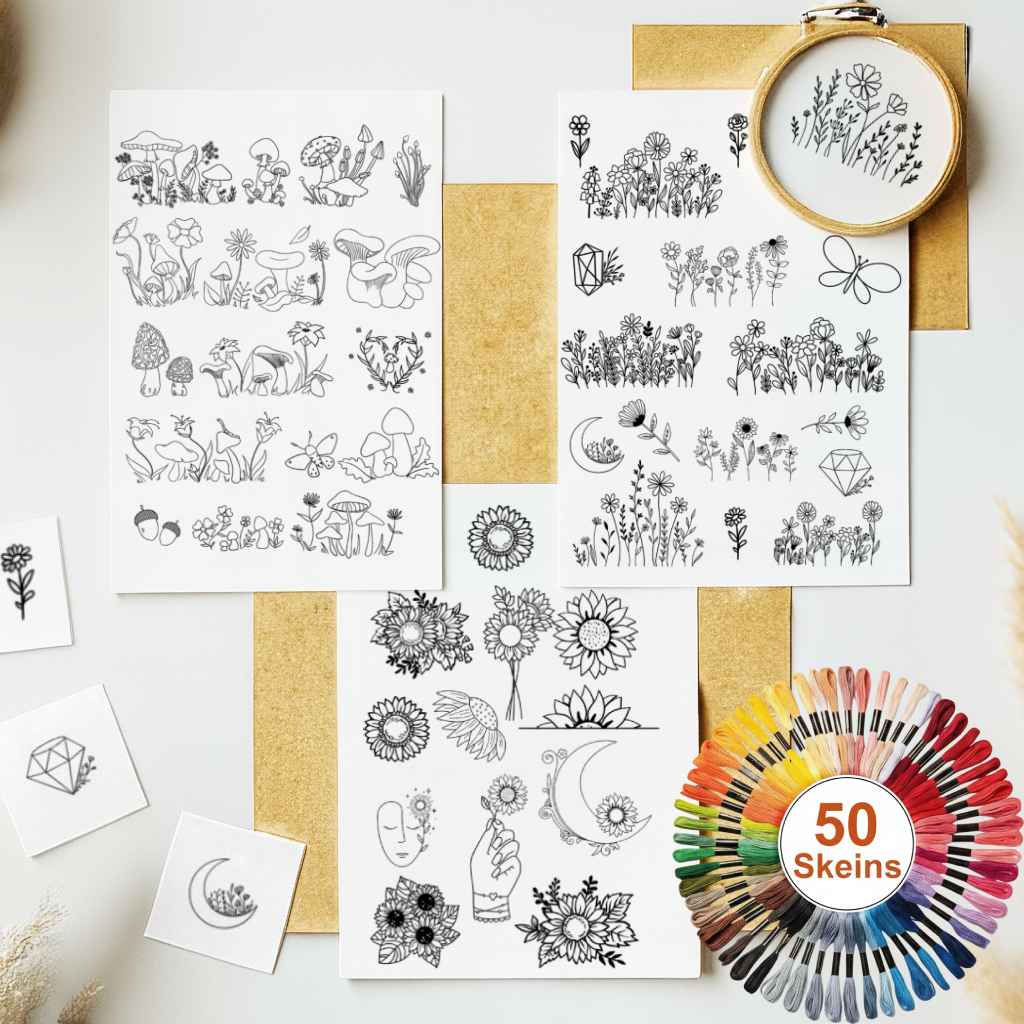 Stick & Stitch Patterns – Water-Soluble Transfers