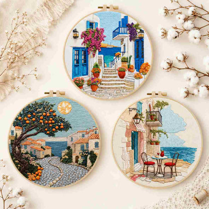 CraftHoop Greek Dream Embroidery Kits