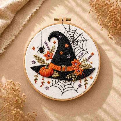 CraftHoop Halloween Harvest Embroidery Kit