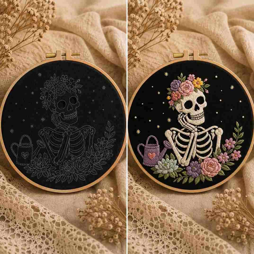 CraftHoop Botanical Spirit Embroidery Kit