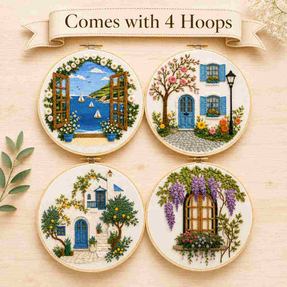 CraftHoop Italian Riviera Embroidery Kits