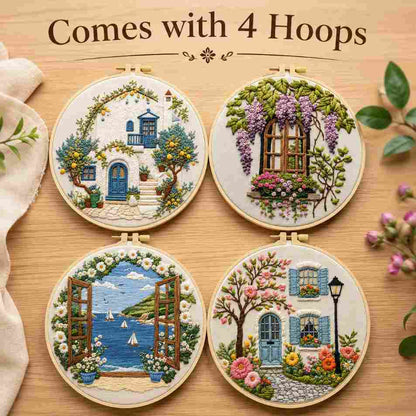 CraftHoop Italian Riviera Embroidery Kits