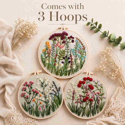 CraftHoop 3D Blossom Embroidery Kit