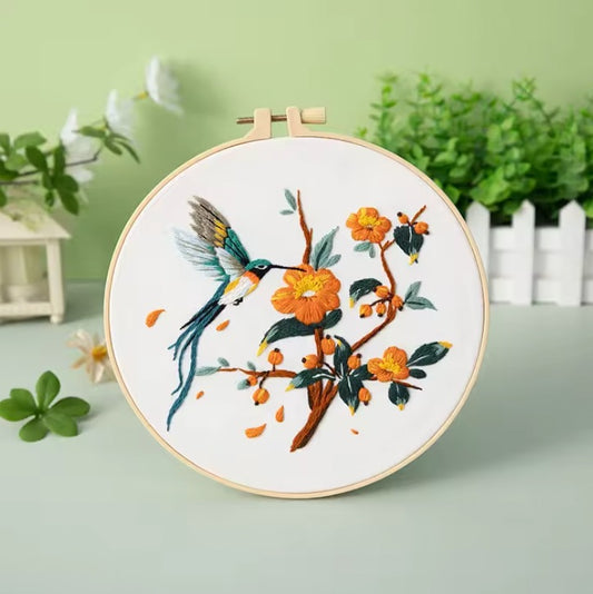 CraftHoop Hummingbird Dreams Embroidery Kit