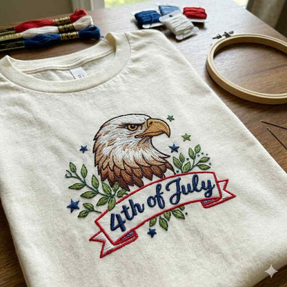 USA 250th Anniversary Stick & Stitch Patterns – Water-Soluble Embroidery Transfers