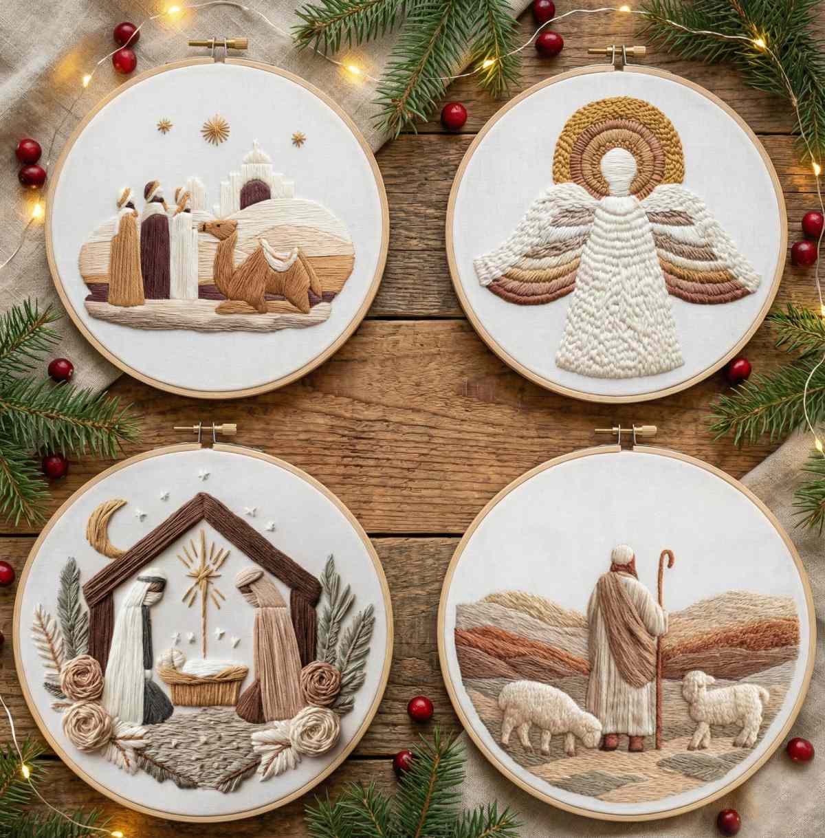 CraftHoop Nativity Story 3-Piece Set