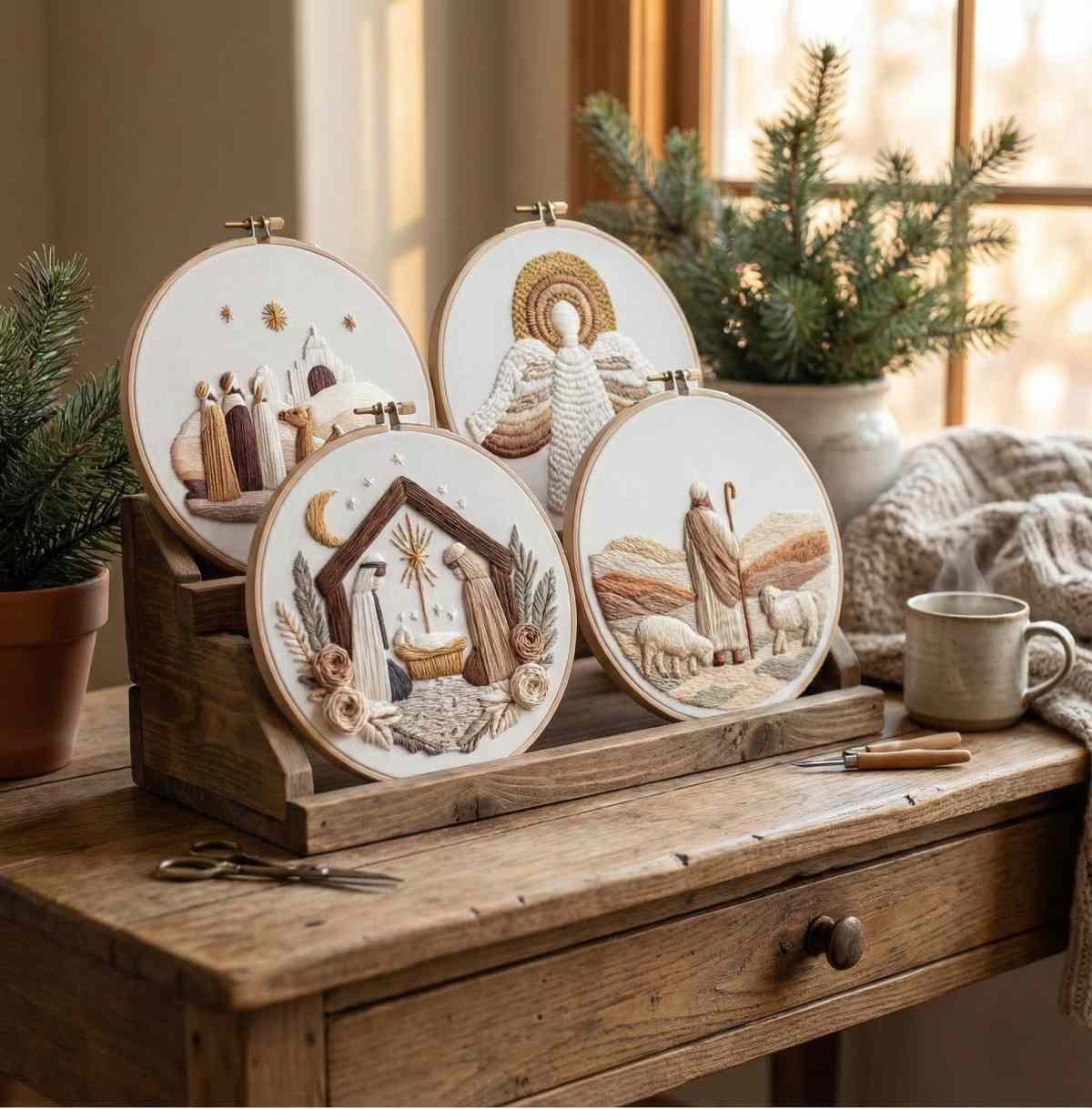 CraftHoop Nativity Story 3-Piece Set