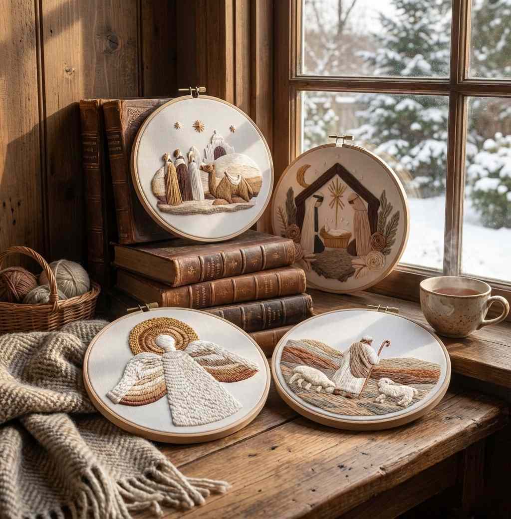 CraftHoop Nativity Story 3-Piece Set