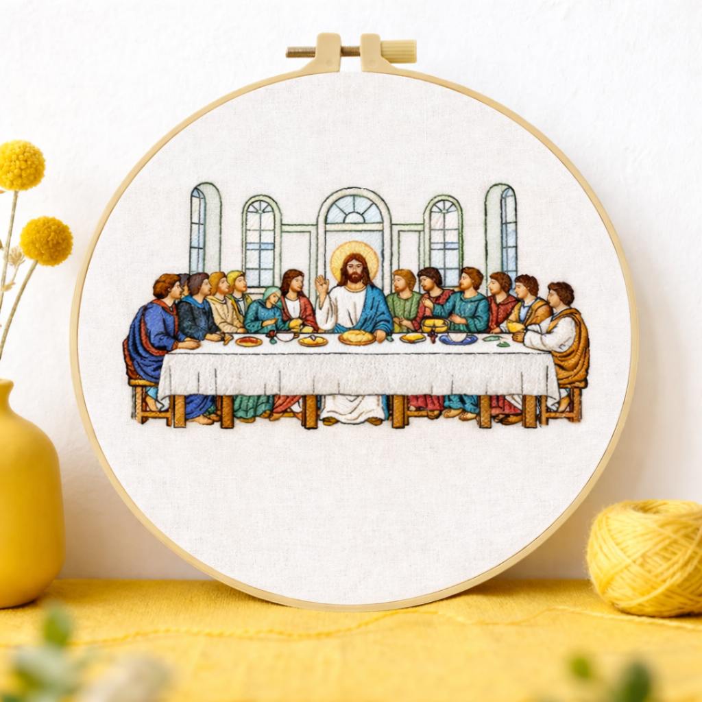 CraftHoop Sacred Nativity Embroidery Kits