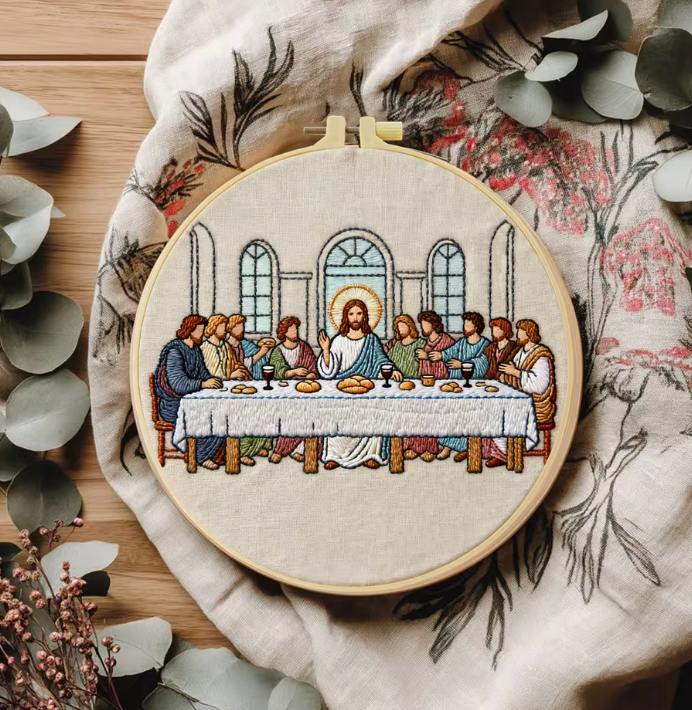 CraftHoop Sacred Nativity Embroidery Kits
