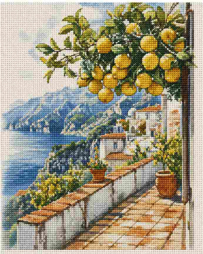 CraftHoop Italian Escape Cross Stitch Kits