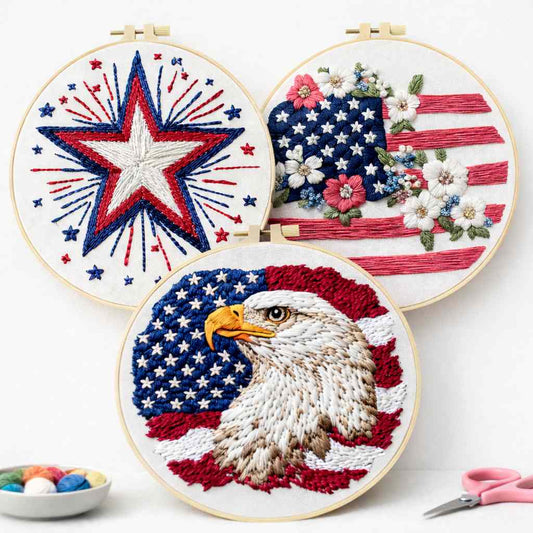 CraftHoop Liberty Collection – 250th Anniversary Embroidery Kits