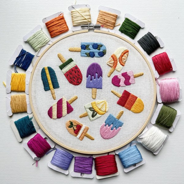 CraftHoop Summer Pops Embroidery Kit