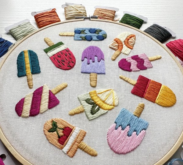 CraftHoop Summer Pops Embroidery Kit