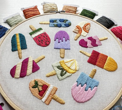 CraftHoop Summer Pops Embroidery Kit