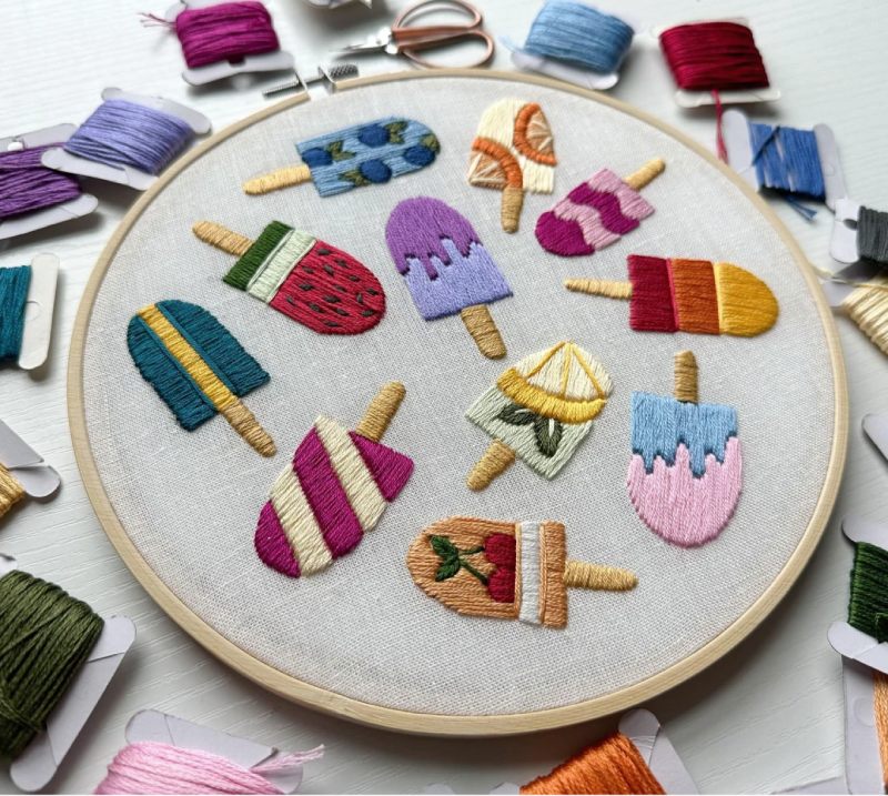 CraftHoop Summer Pops Embroidery Kit