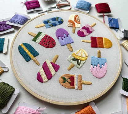 CraftHoop Summer Pops Embroidery Kit