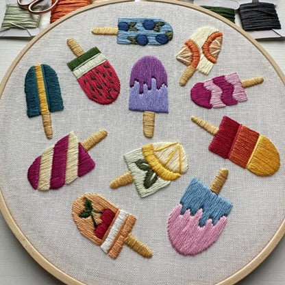 CraftHoop Summer Pops Embroidery Kit