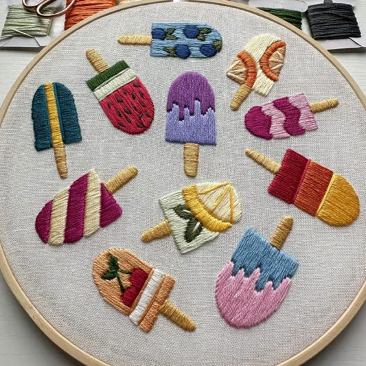 CraftHoop Summer Pops Embroidery Kit