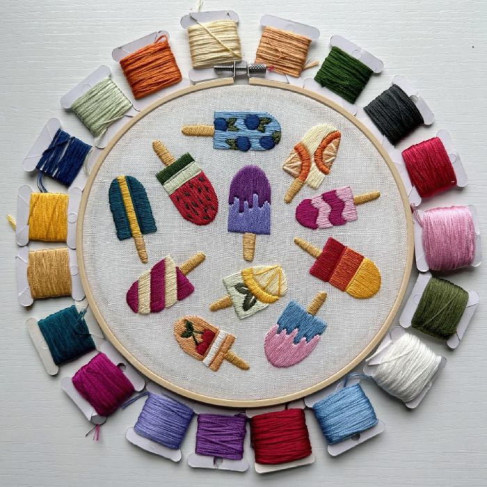 CraftHoop Summer Pops Embroidery Kit