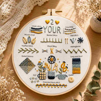 CraftHoop “Love Yourself” Beginner Embroidery Kit