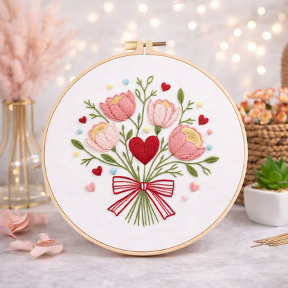 CraftHoop Valentine’s Day Blooming Love Set