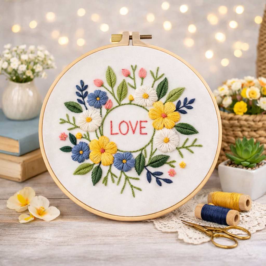 CraftHoop Valentine’s Day Blooming Love Set