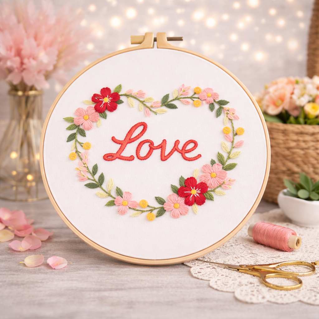 CraftHoop Valentine’s Day Blooming Love Set